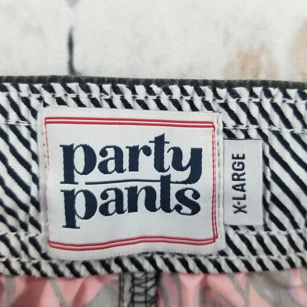 Party Pants USA Men's Swim Trunks Karma Chameleon Short X-Large NWT Multicolor